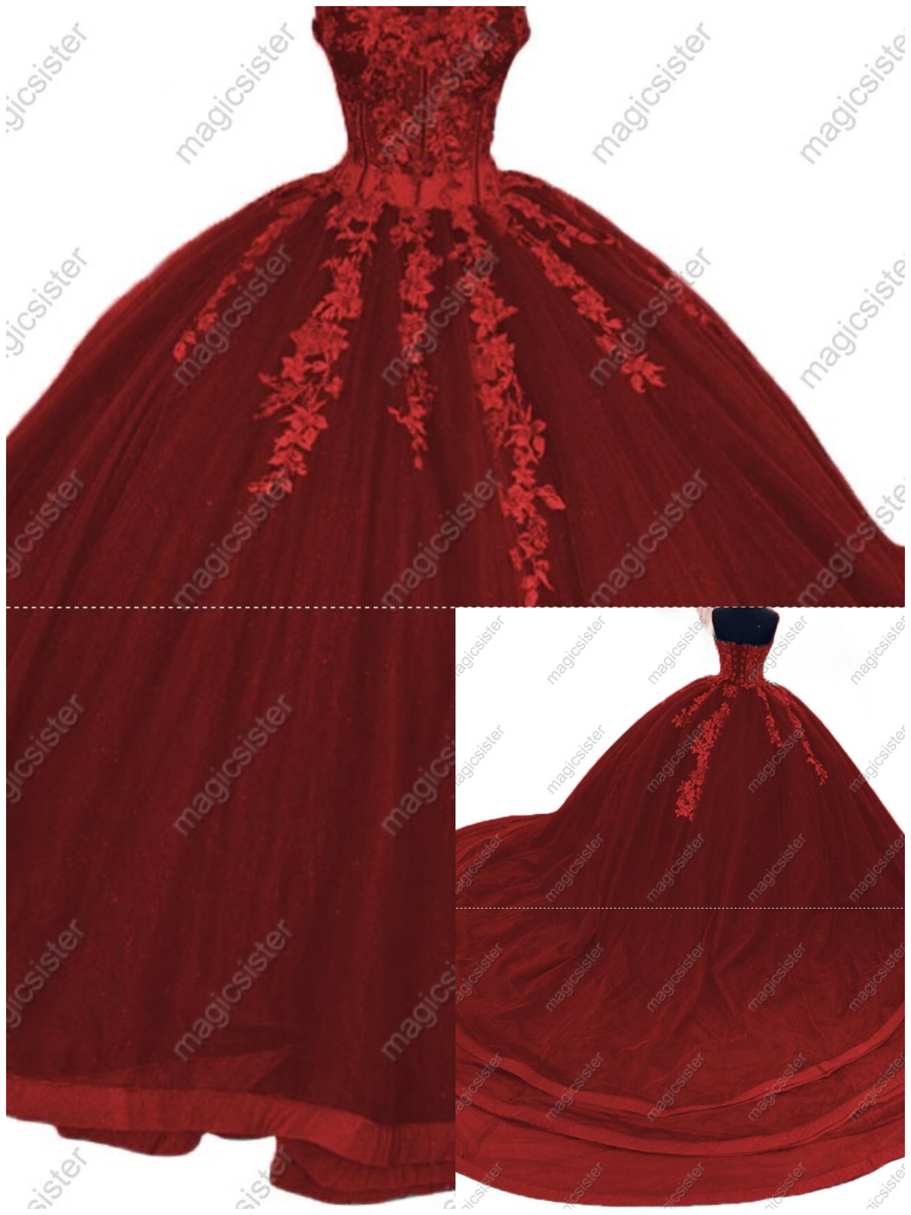 Sparkly Instock Factory Wholesale Quninceanera Dress