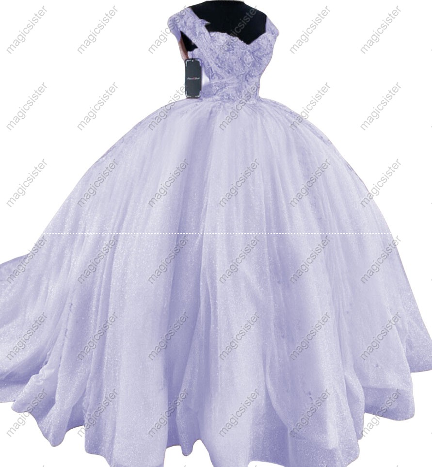 Sparkly Instock Factory Wholesale Quninceanera Dress