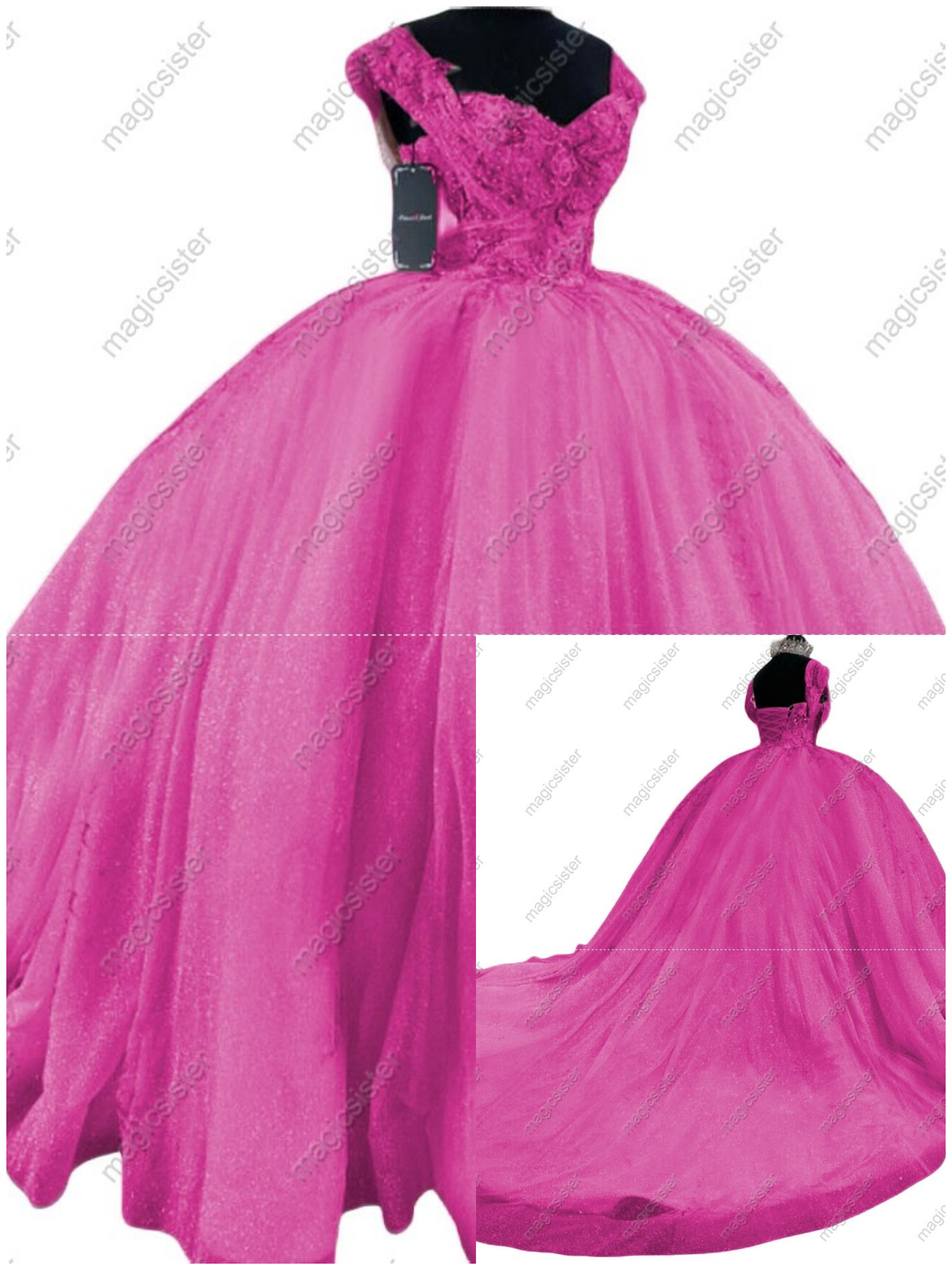 Sparkly Instock Factory Wholesale Quninceanera Dress