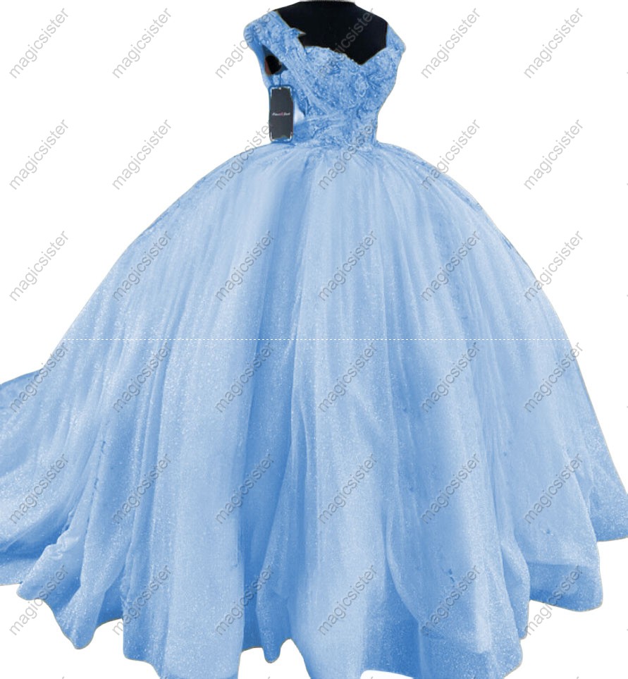 Sparkly Instock Factory Wholesale Quninceanera Dress