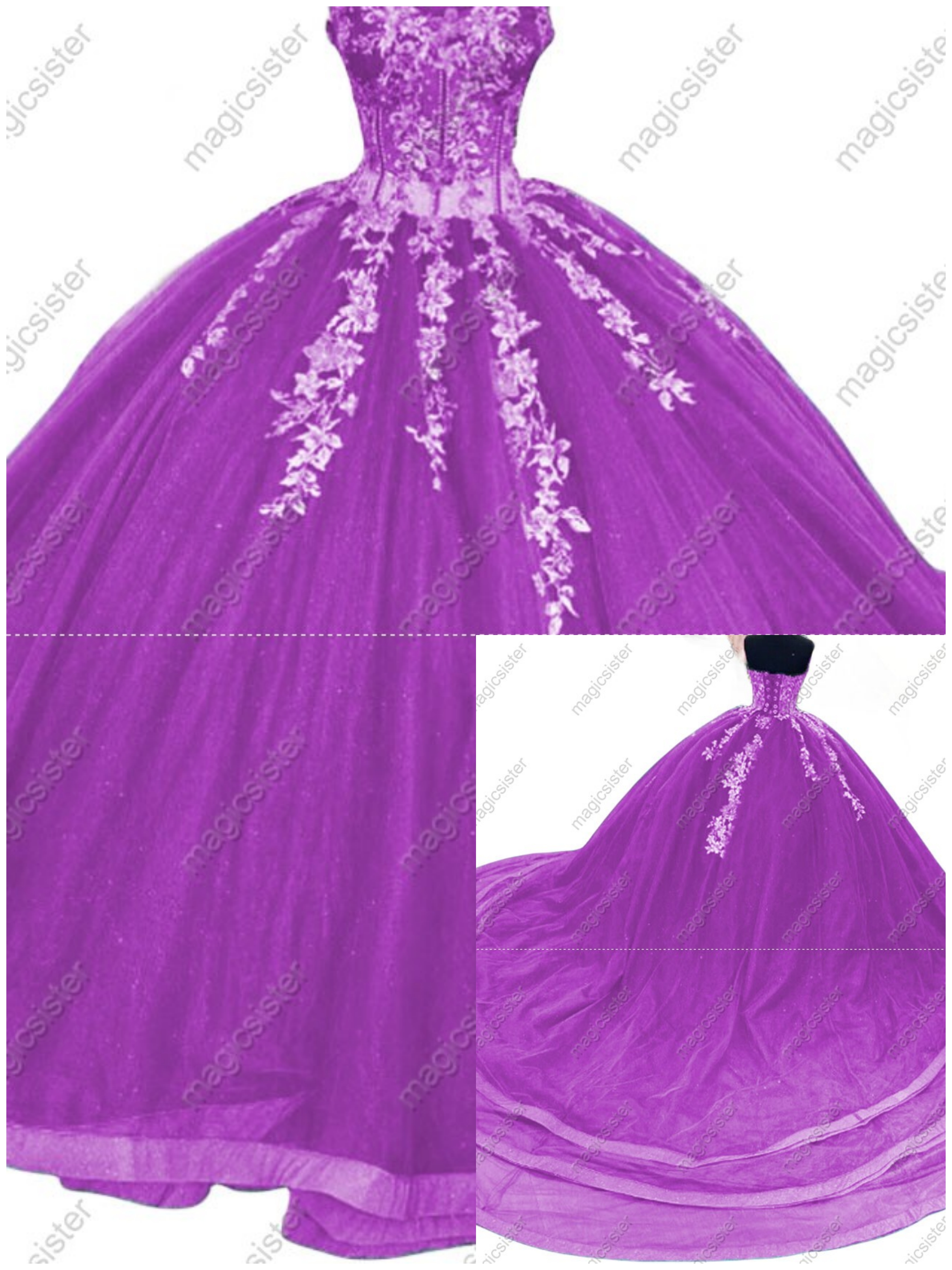Sparkly Instock Factory Wholesale Quninceanera Dress