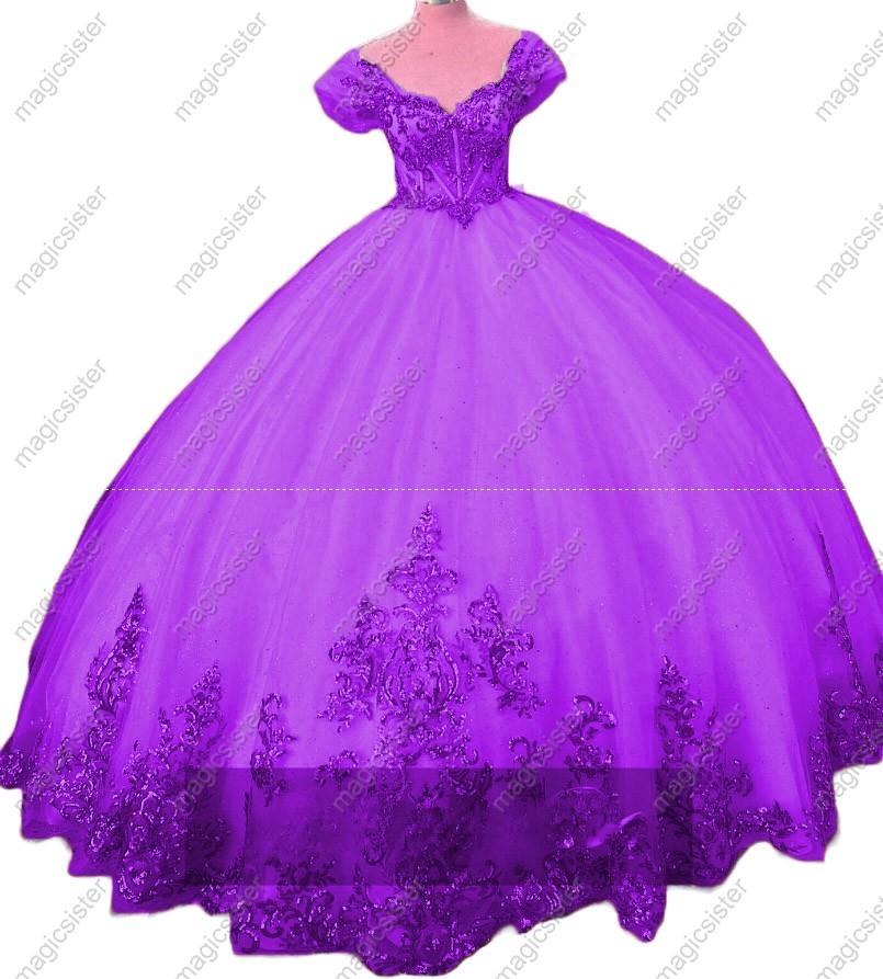Sparkly Instock Factory Wholesale Quninceanera Dress