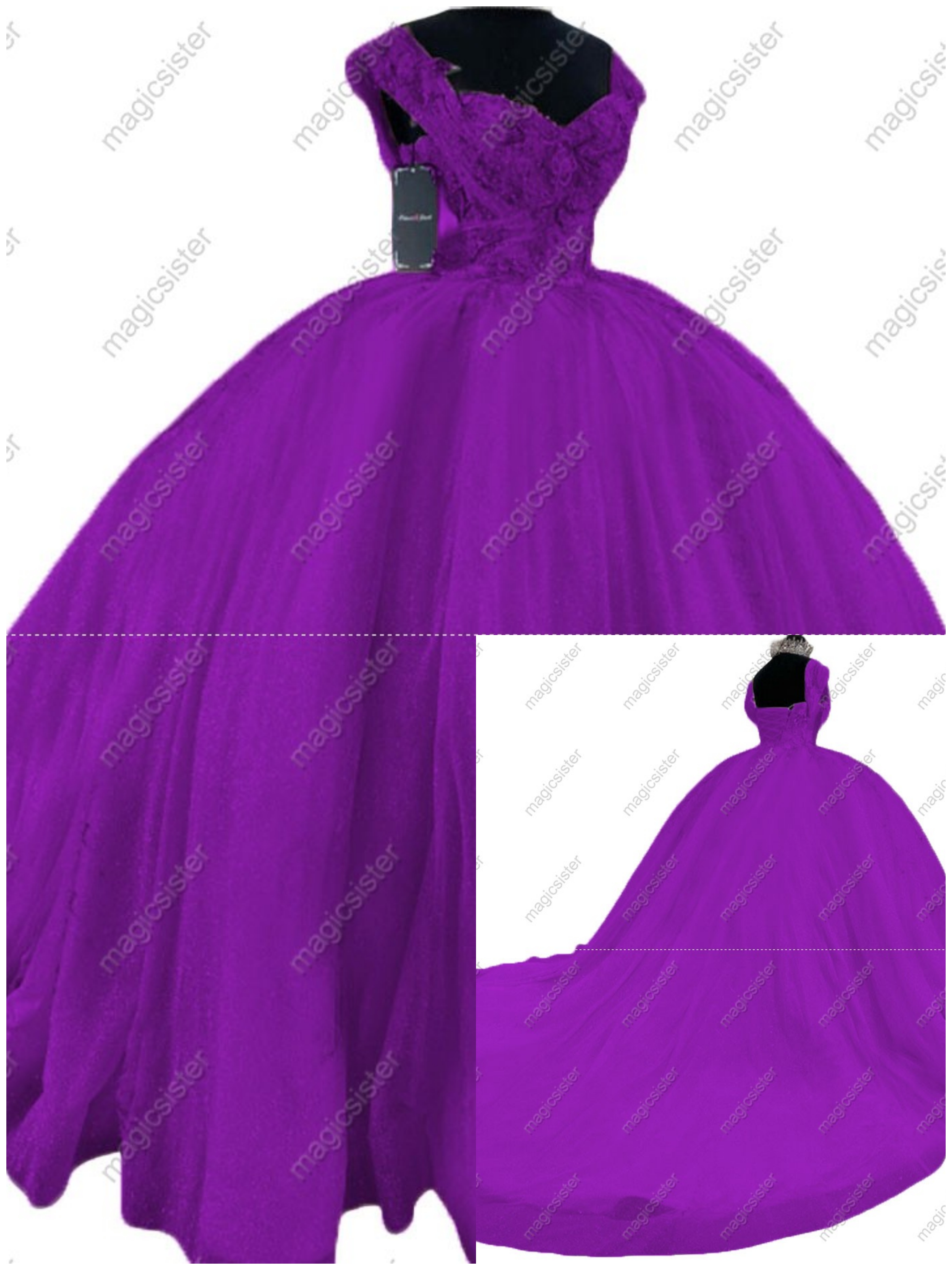 Sparkly Instock Factory Wholesale Quninceanera Dress