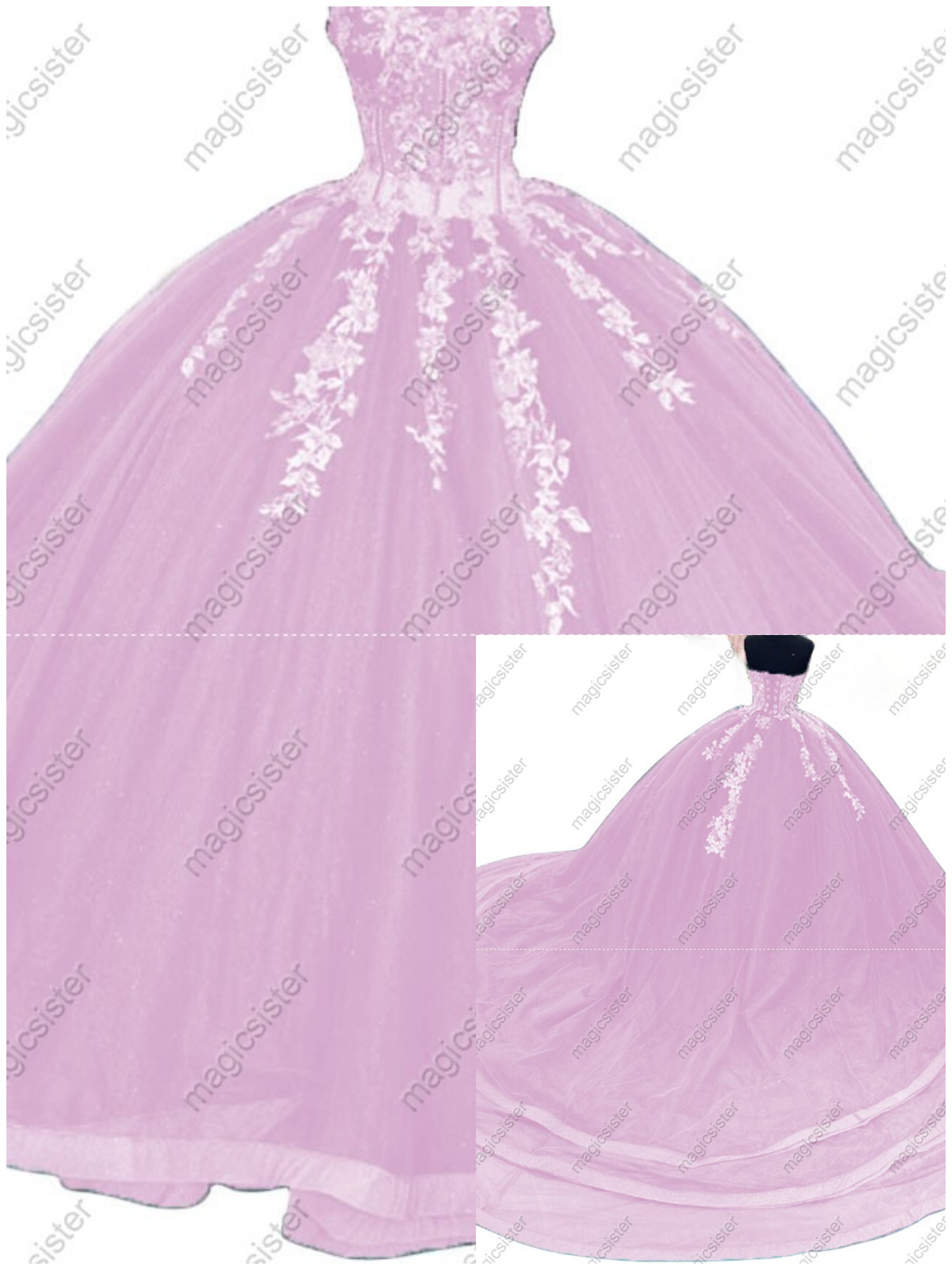 blush Sparkly Instock Factory Wholesale Quninceanera Dress