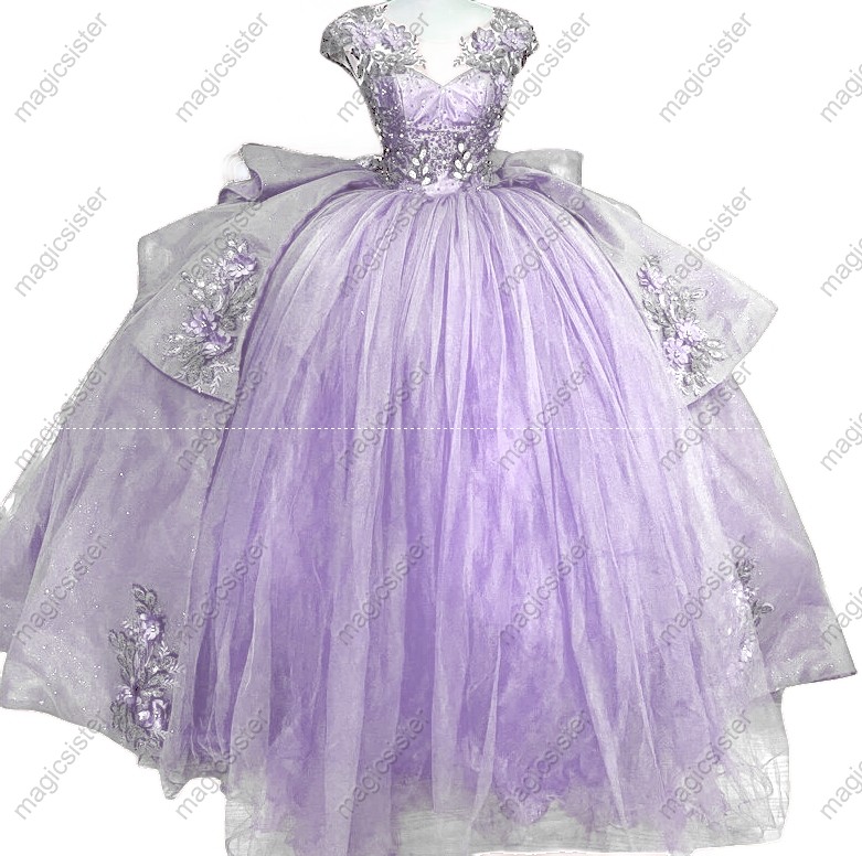 Factory Wholesale Customized 3D Floral Quinceanera Dress