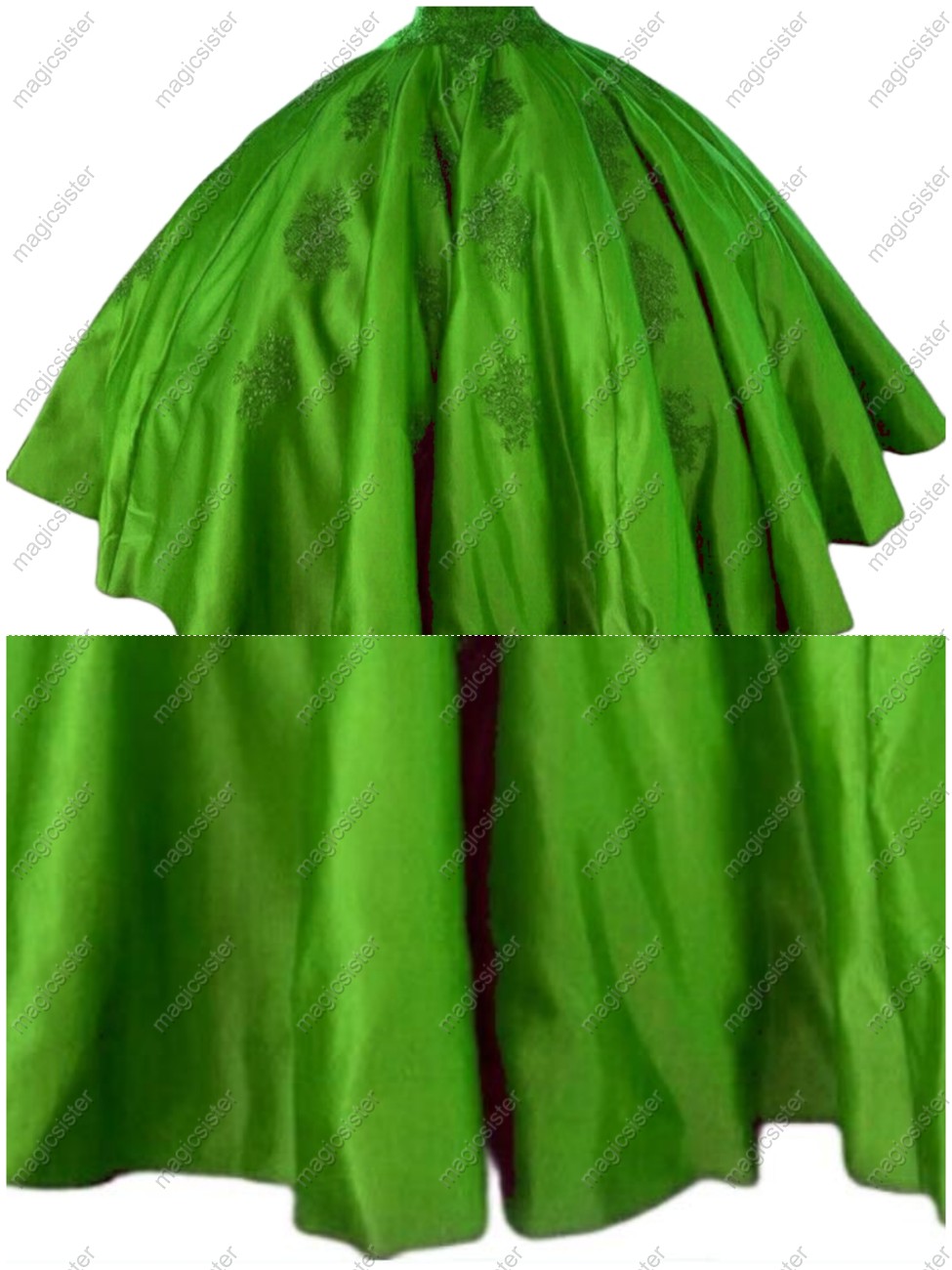 Emerald Green Luxury Factory Wholesale Quinceanera Dress