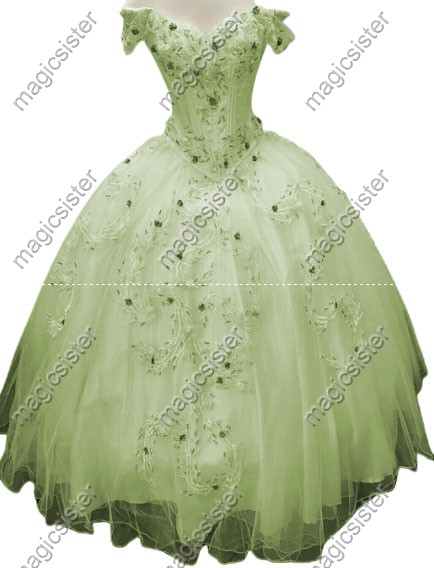Sage Factory wholesale Customized 3D Floral Quinceanera Dress