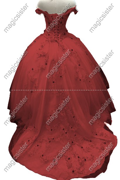 Factory wholesale Customized 3D Floral Quinceanera Dress