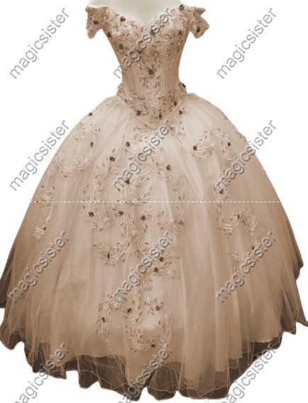 Factory wholesale Customized 3D Floral Quinceanera Dress