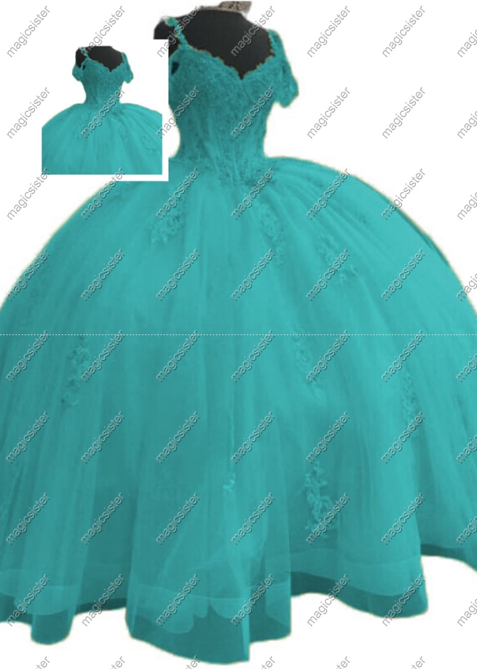 Factory wholesale off shoulder quinceanera dress