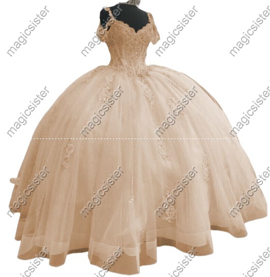 Factory wholesale off shoulder quinceanera dress
