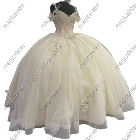 Factory wholesale off shoulder quinceanera dress