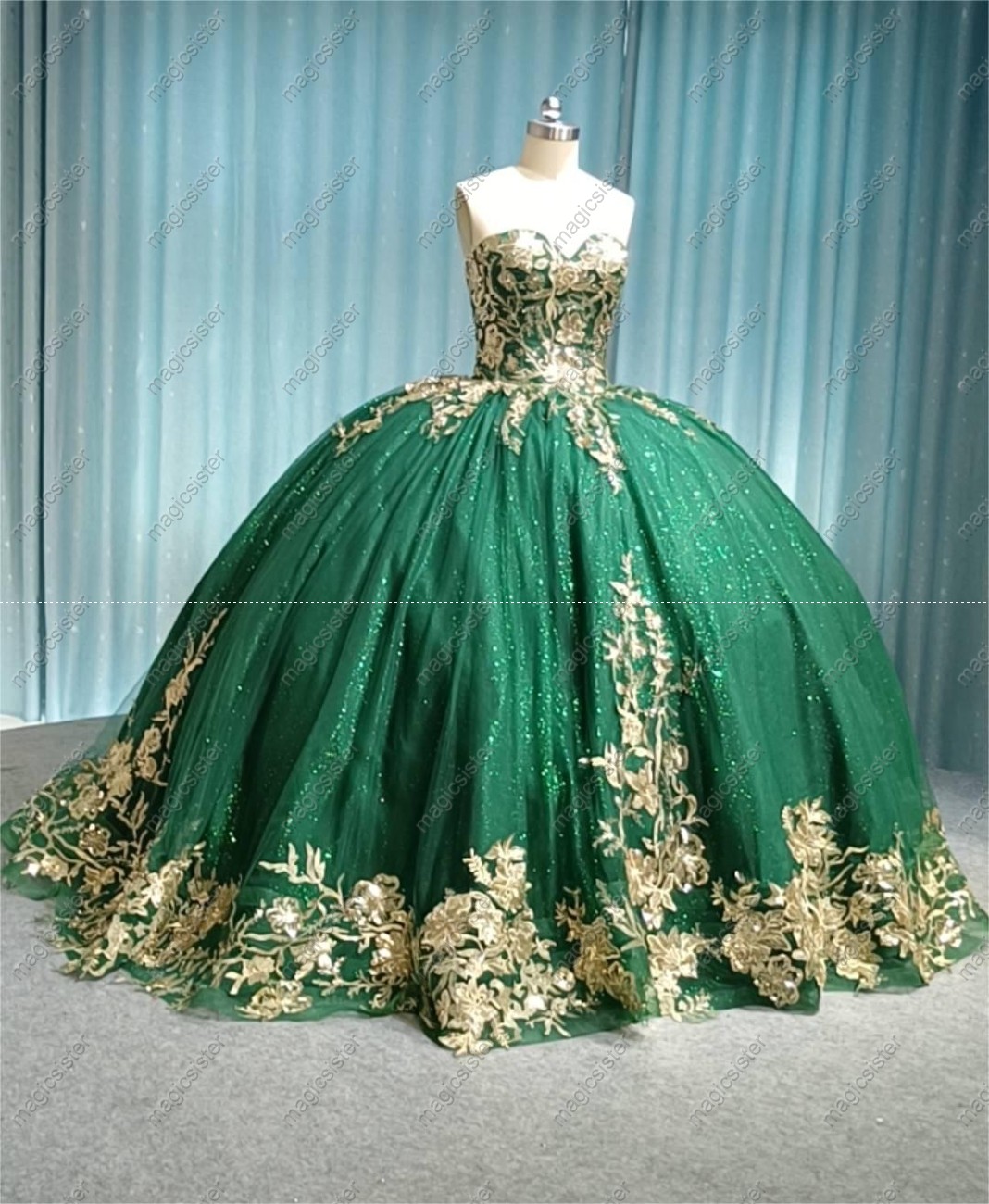 Sage Hot Selling Factory Wholesale Quinceanera Dress
