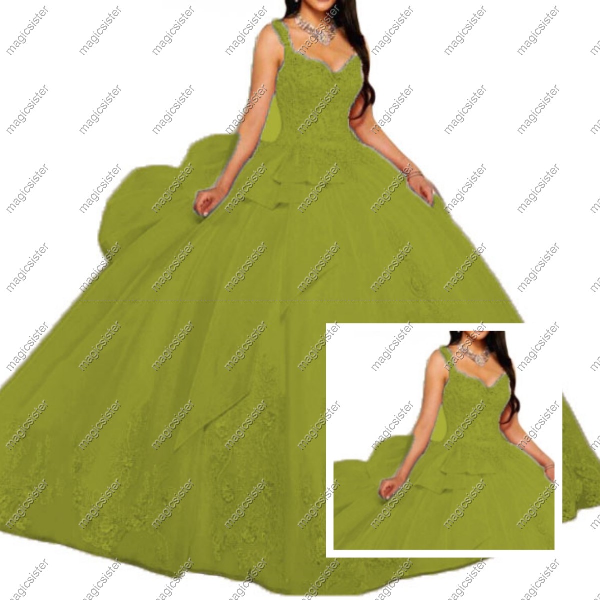 Factory wholesale Luxurious Floral Appliques Quinceanera Ball Gowns