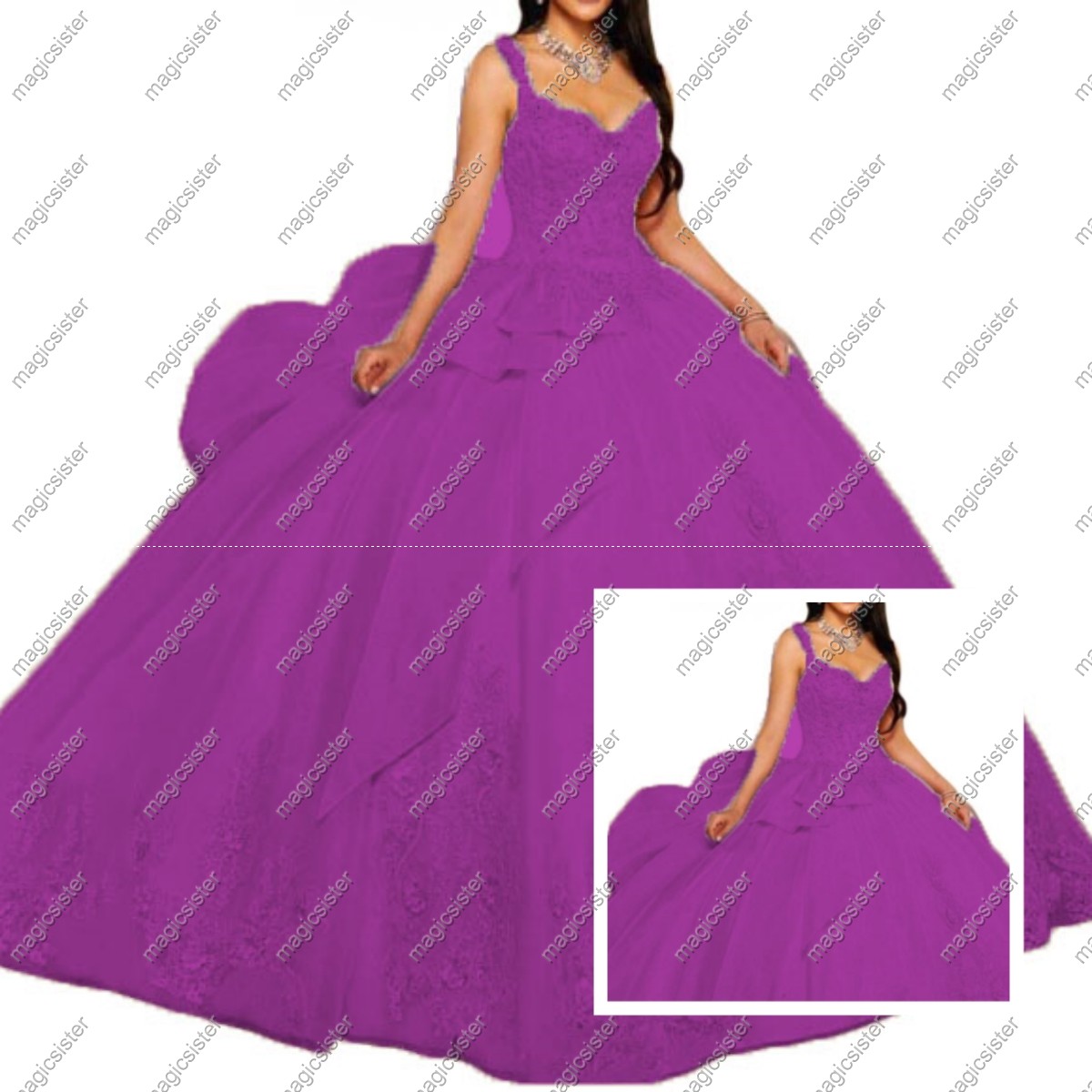 Factory wholesale Luxurious Floral Appliques Quinceanera Ball Gowns
