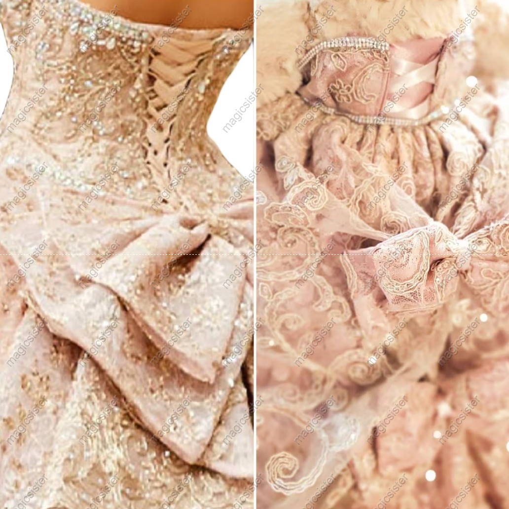 Blush Factory Wholesale Beautiful Hotselling Matching Barbie and Bear Dress