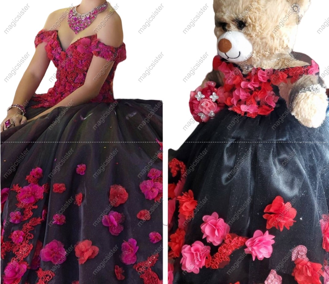 Beautiful Hotselling Matching Barbie and Bear Dress