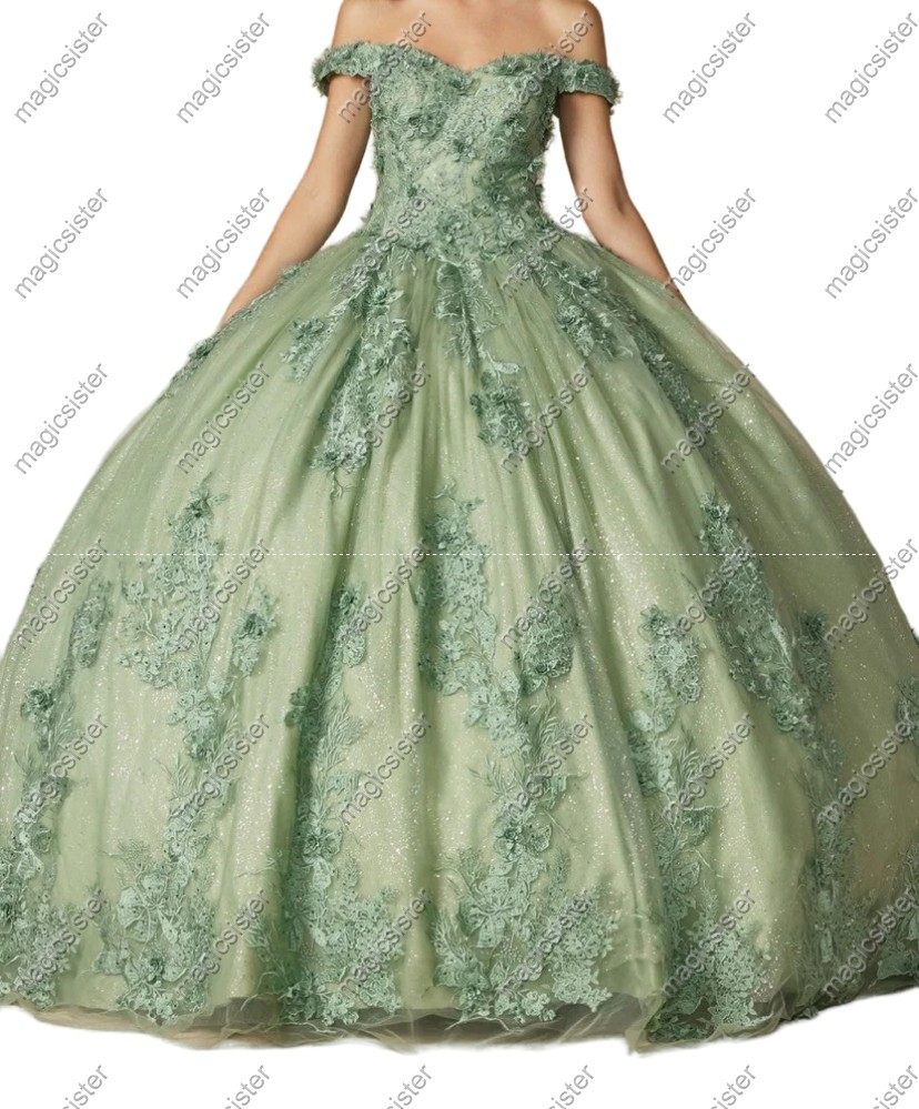 Sage Factory Wholesale TopSelling Green System Quinceanera Dress
