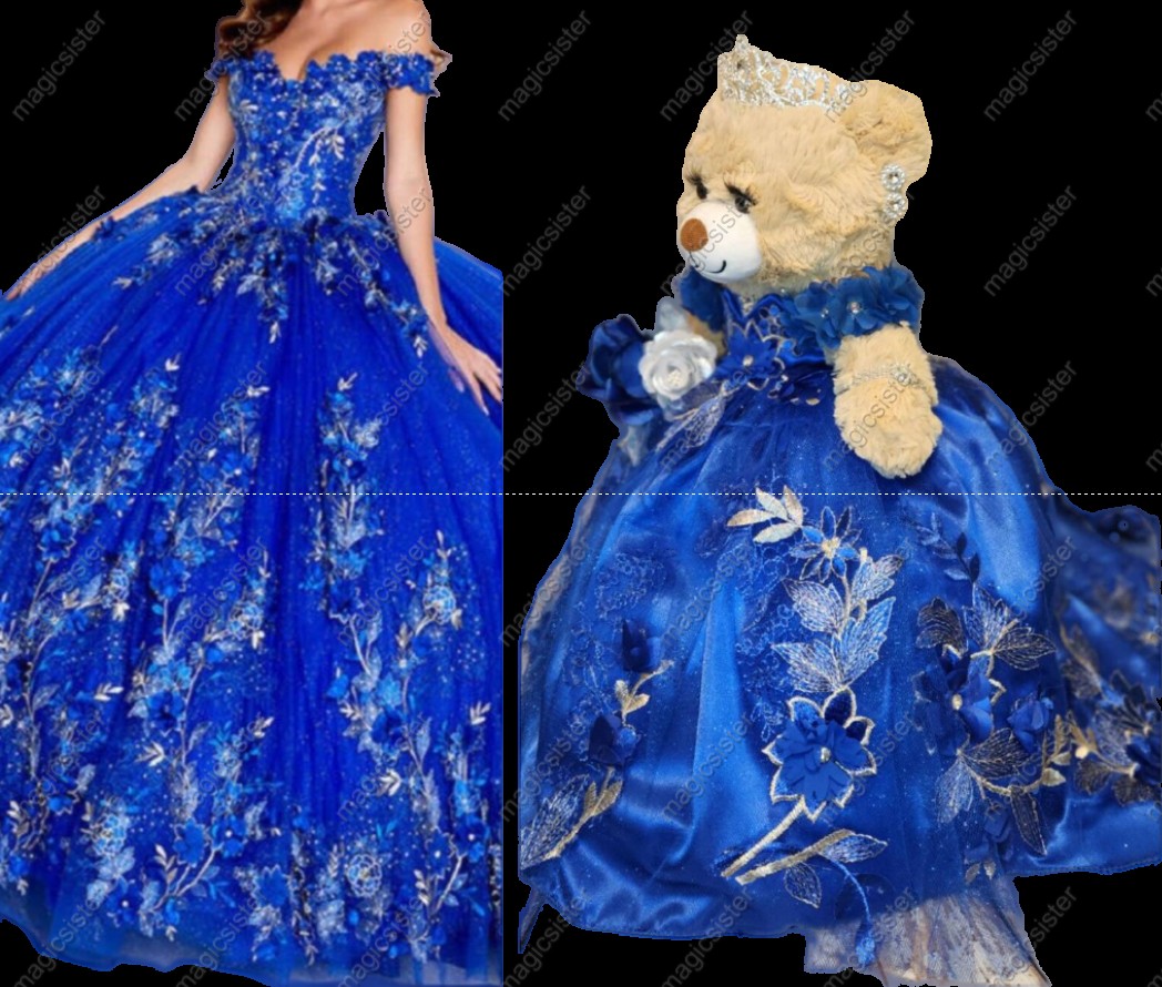 Hotselling Matching Barbie and Bear Dress