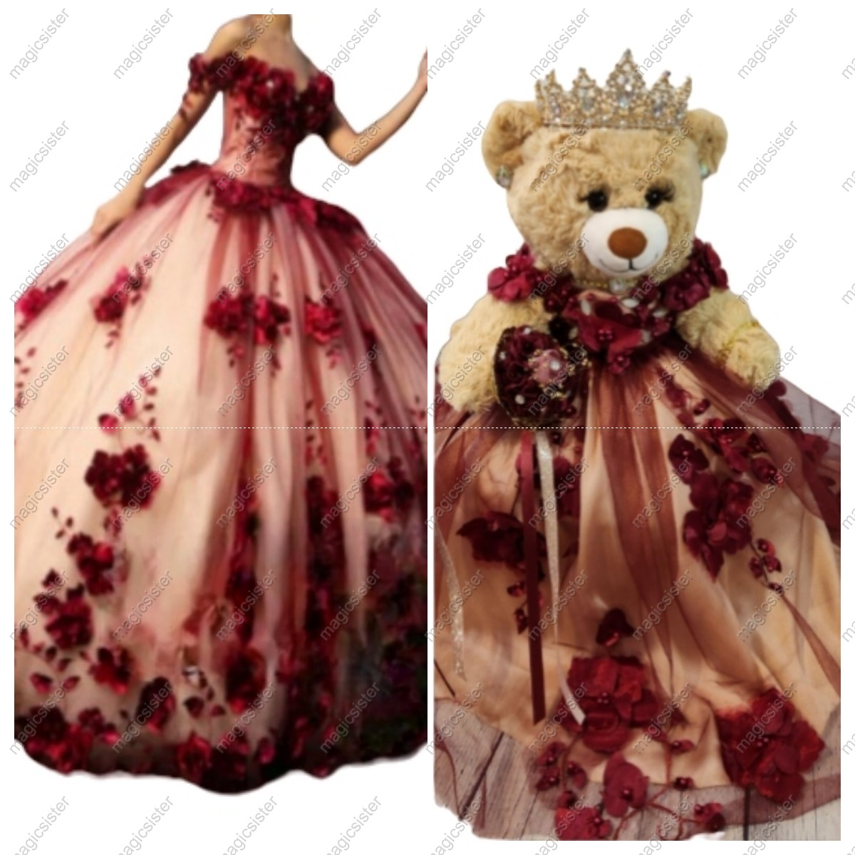 Quinceanera Dresses Ball Gown Birthday Party Dress Lace Up Graduation Gown With Bow