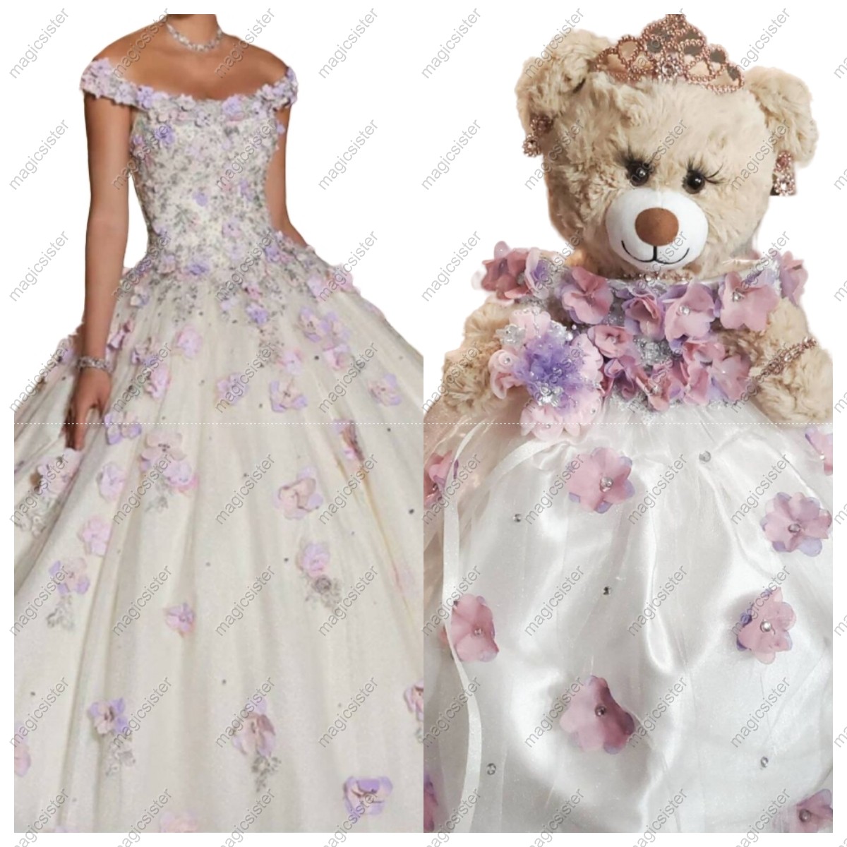 Quinceanera Dresses Ball Gown Birthday Party Dress Lace Up Graduation Gown With Bow