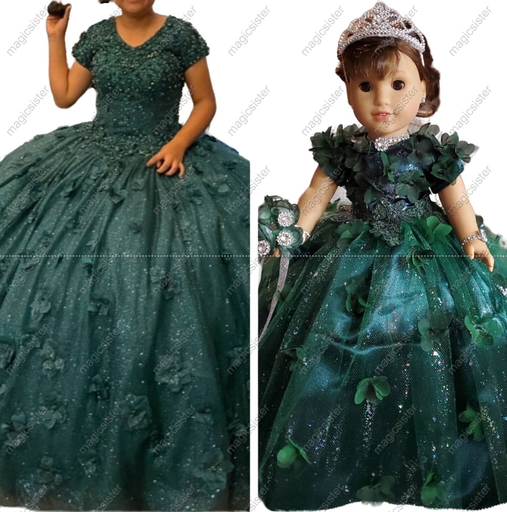 Quinceanera Dresses Ball Gown Birthday Party Dress Lace Up Graduation Gown With Bow