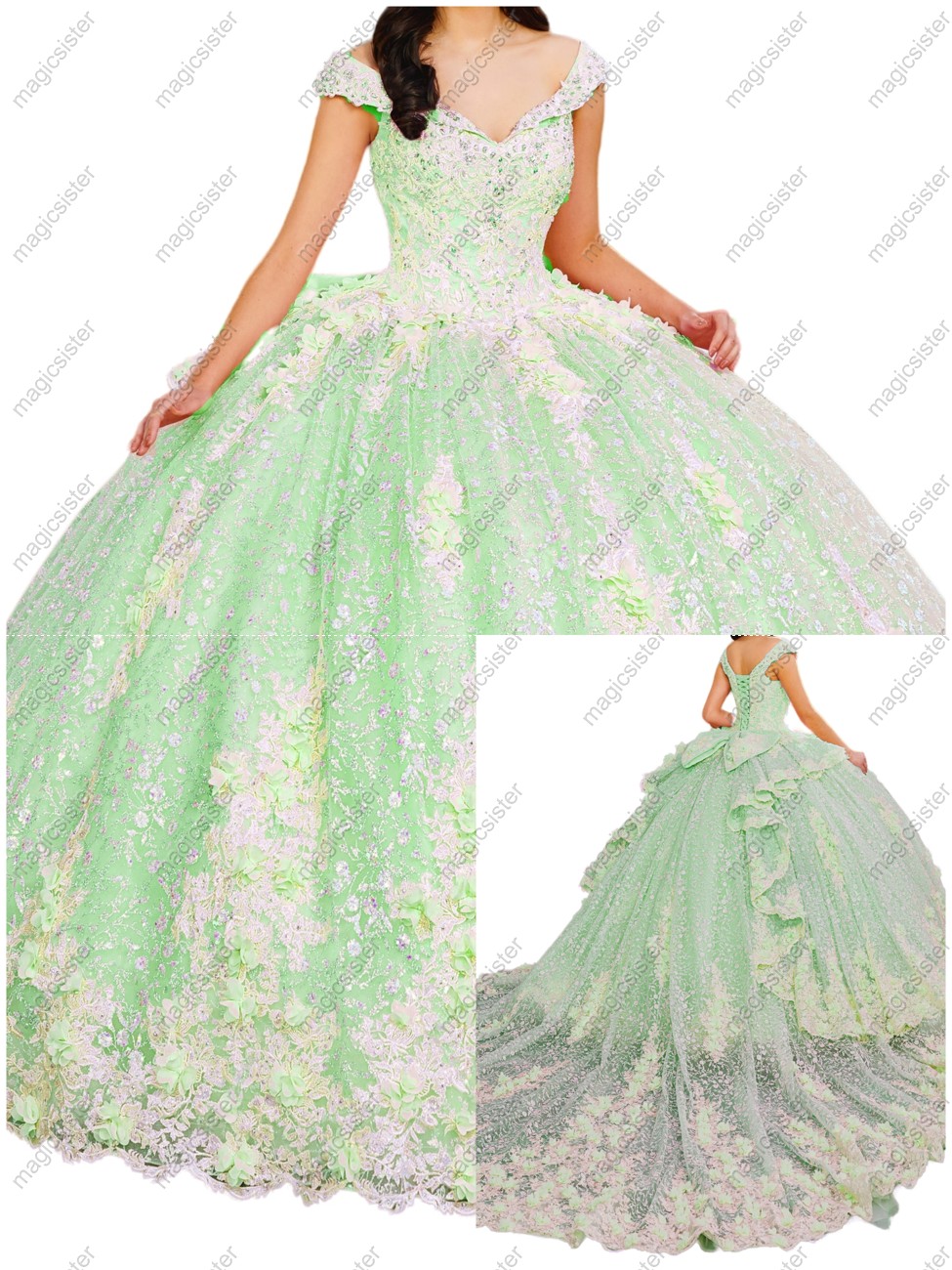 Sage Topselling Customized Quinceanera Dress
