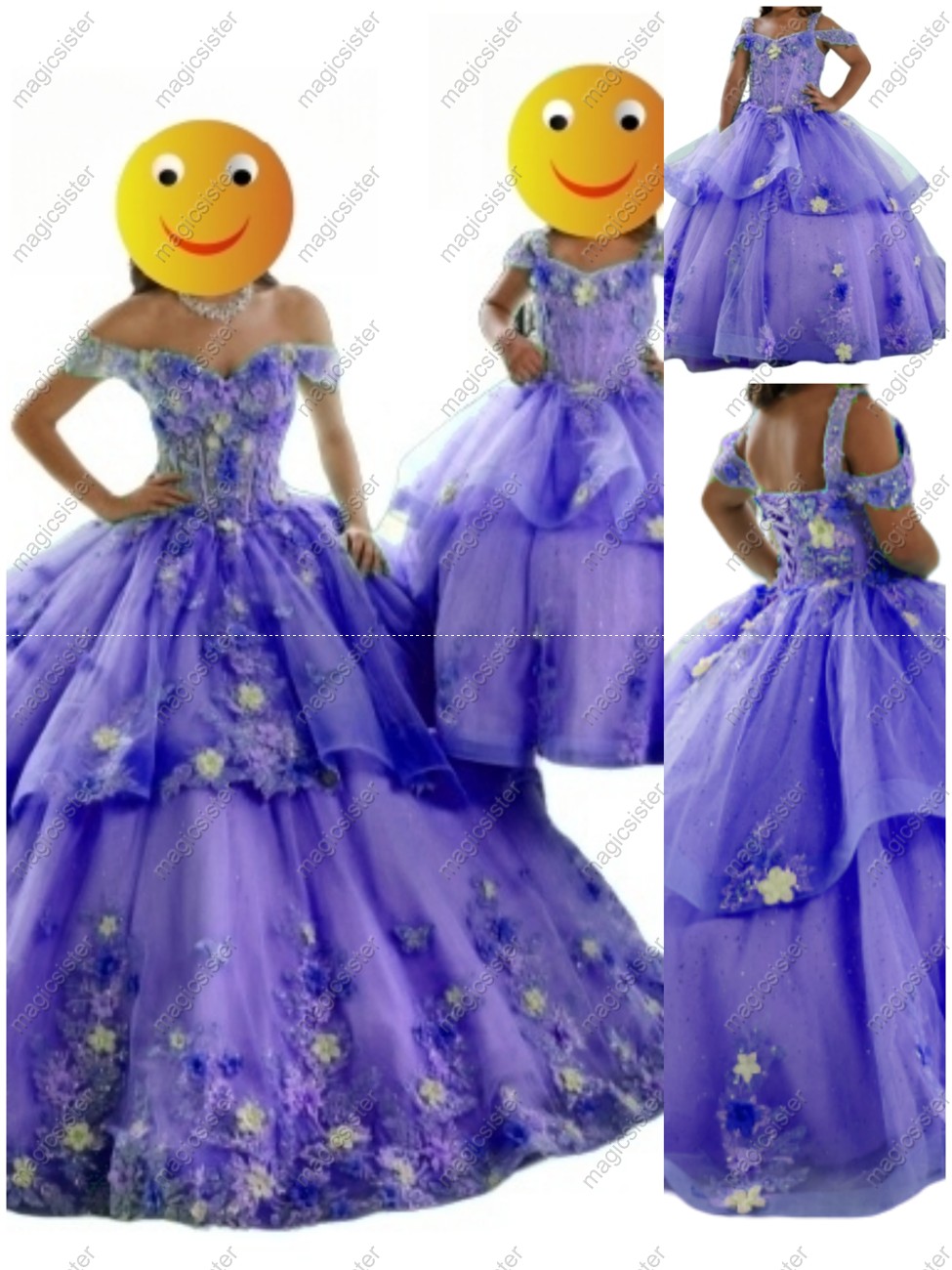 Beautiful Mini Quinceanera Dress
