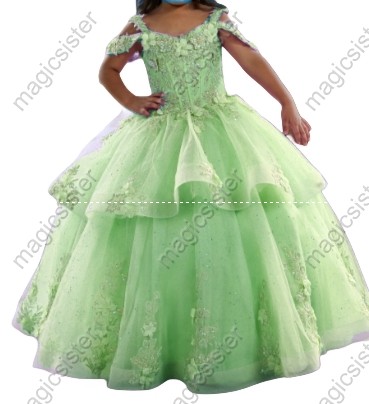 Sage Beautiful Mini Quinceanera Dress