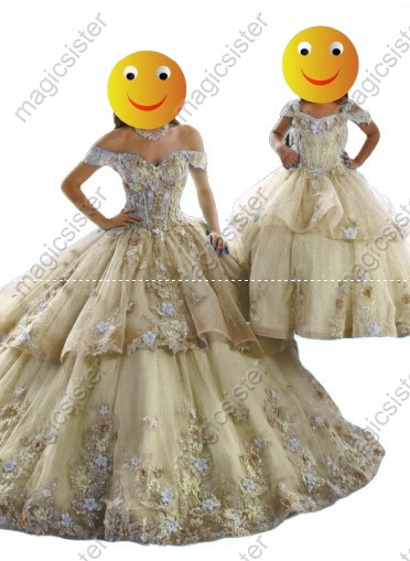 Beautiful Mini Quinceanera Dress