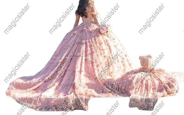 Blush Factory Wholesale Hotselling Matching Barbie and Bear Dress