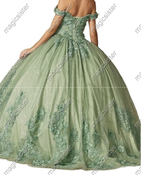 Sage Factory Wholesale TopSelling Green System Quinceanera Dress