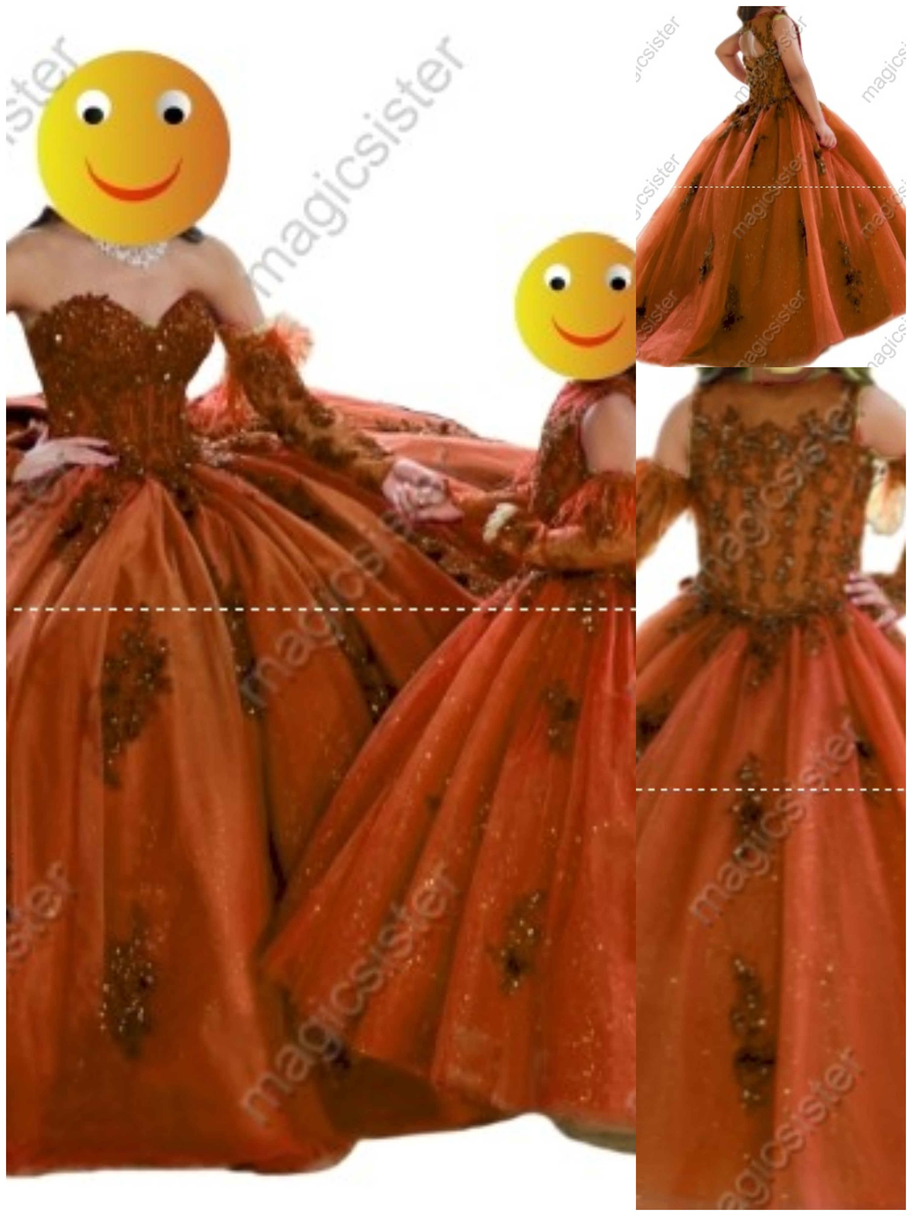 Beautiful Mini Quinceanera Dress
