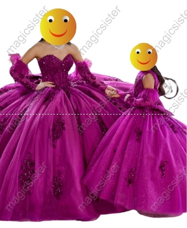 Beautiful Mini Quinceanera Dress
