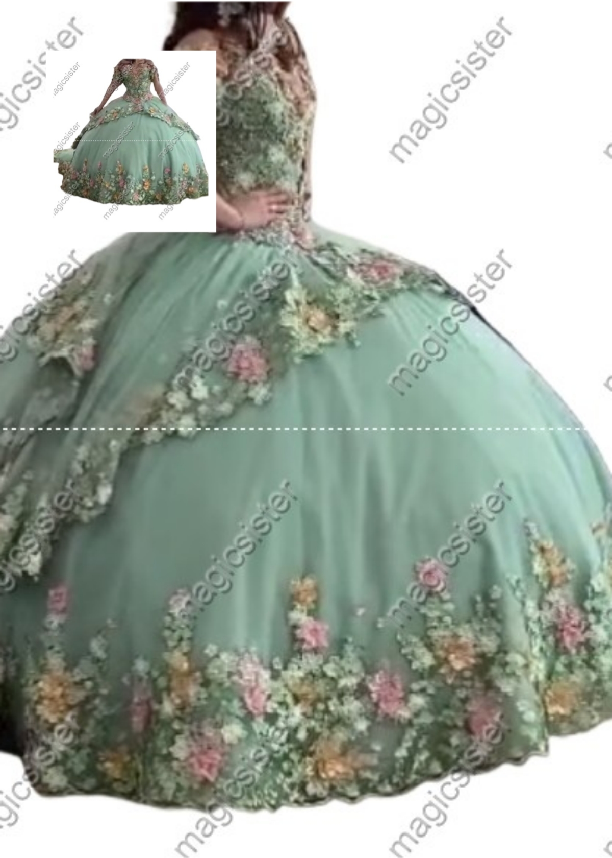 Sage Factory Wholesale Hotselling Matching Barbie and Bear Dress