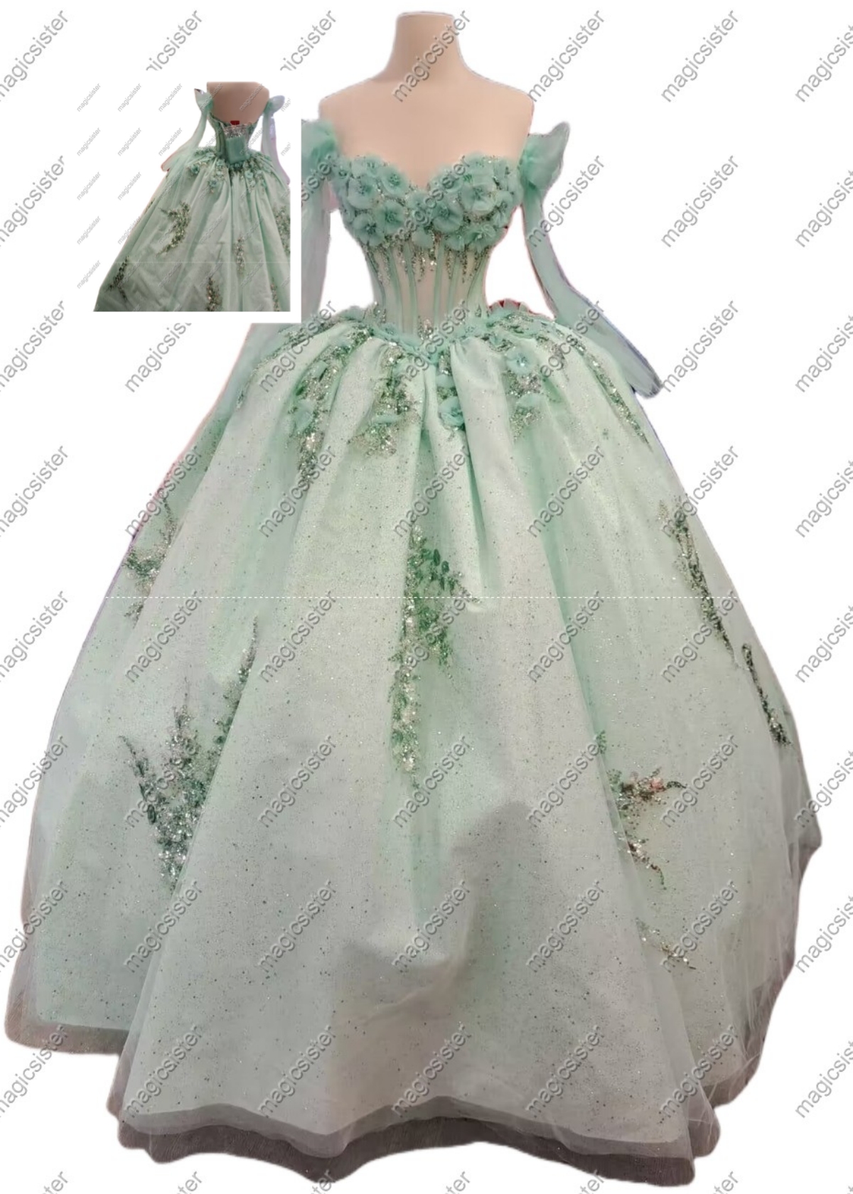 Factory Wholesale Hotselling Matching Barbie and Bear Dress