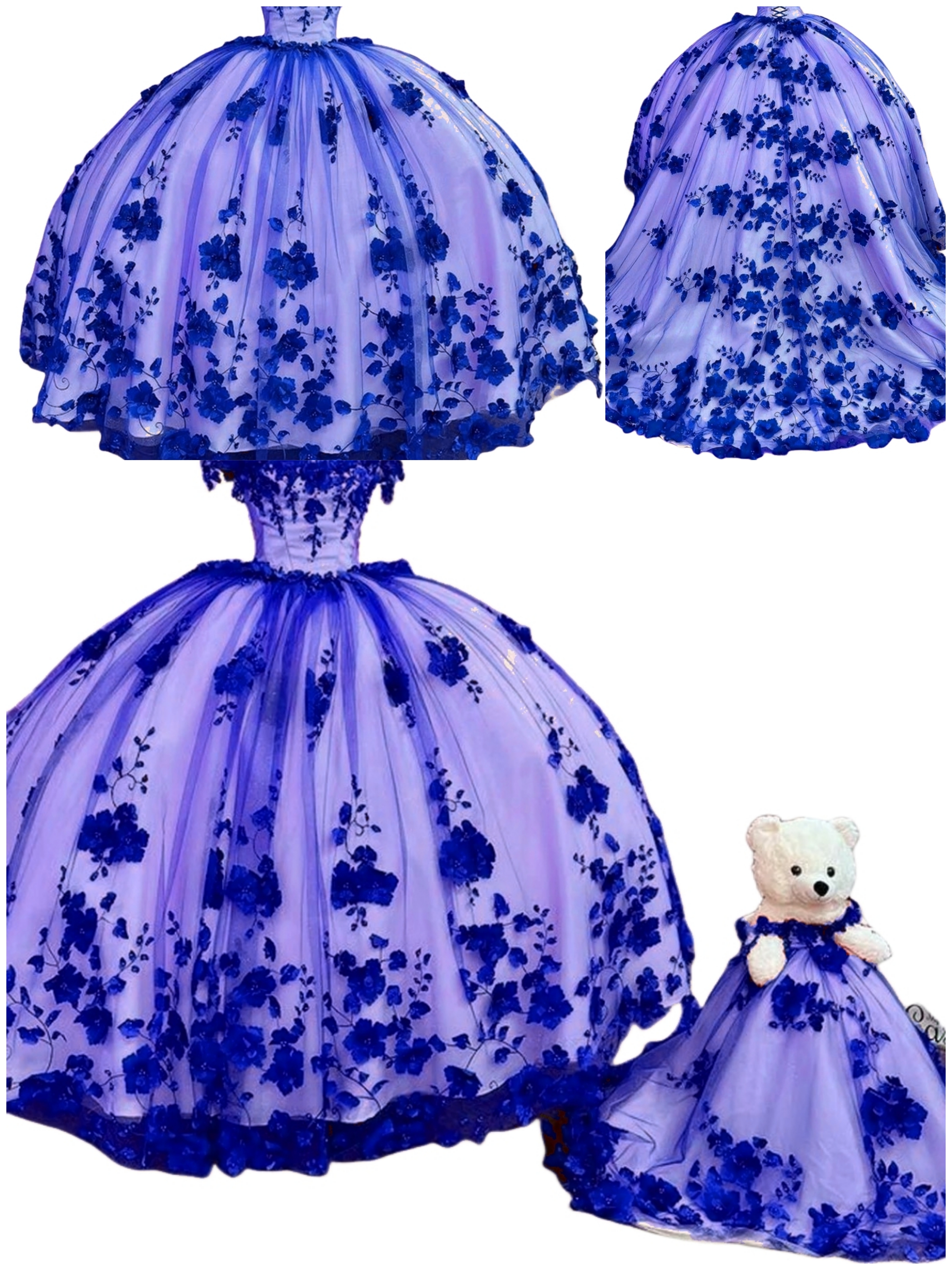 Factory Wholesale Hotselling Matching Barbie and Bear Dress