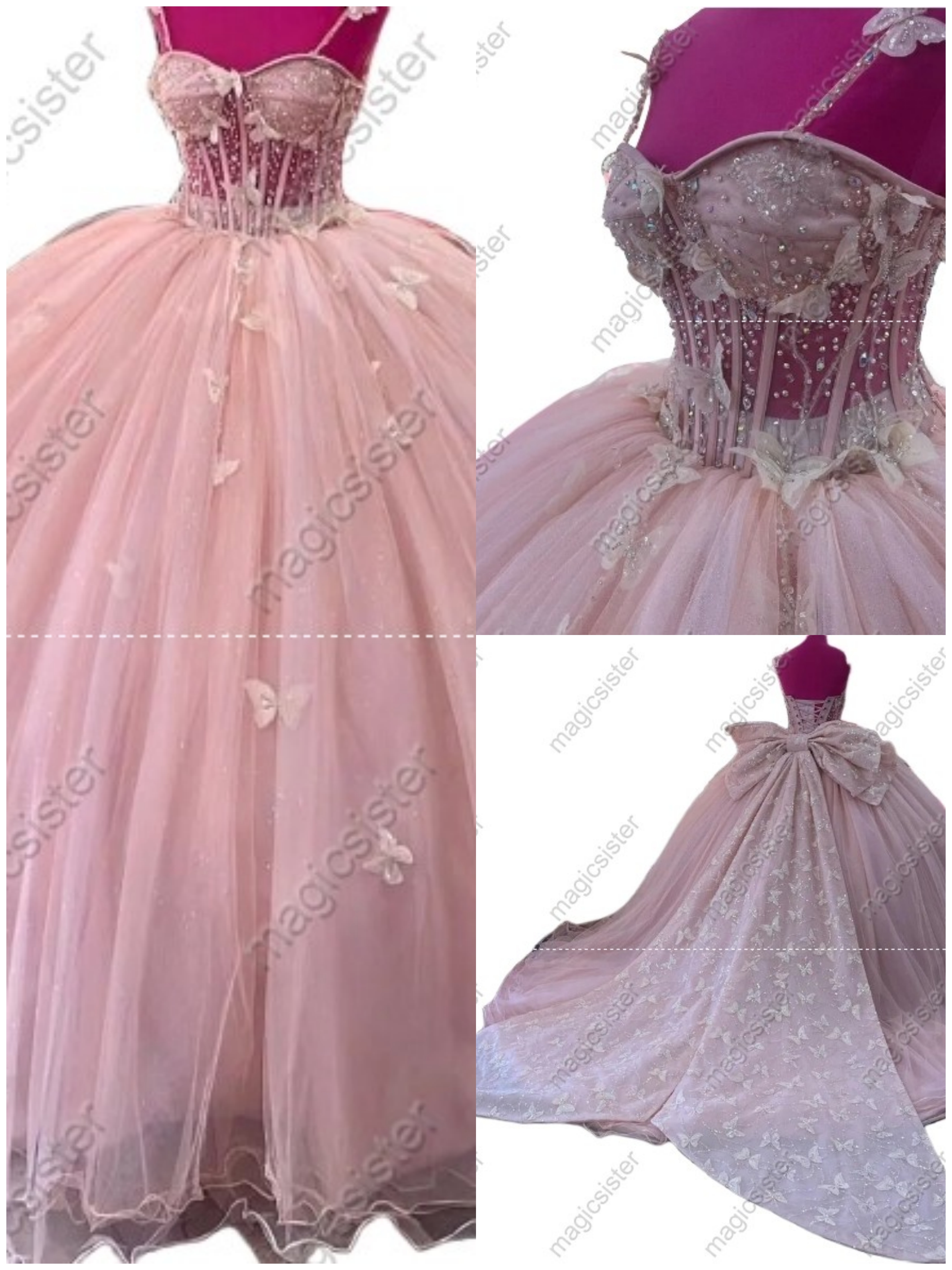 blush Superhot Factory Wholesale Quinceanera Dress