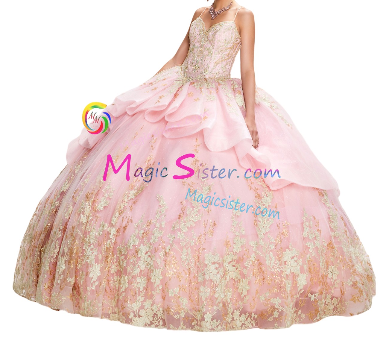 Blush Hotselling Factory Wholesale Quinceanera Dress