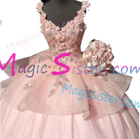 Blush Factory Wholesale Beautiful Flower Quinceanera Dress