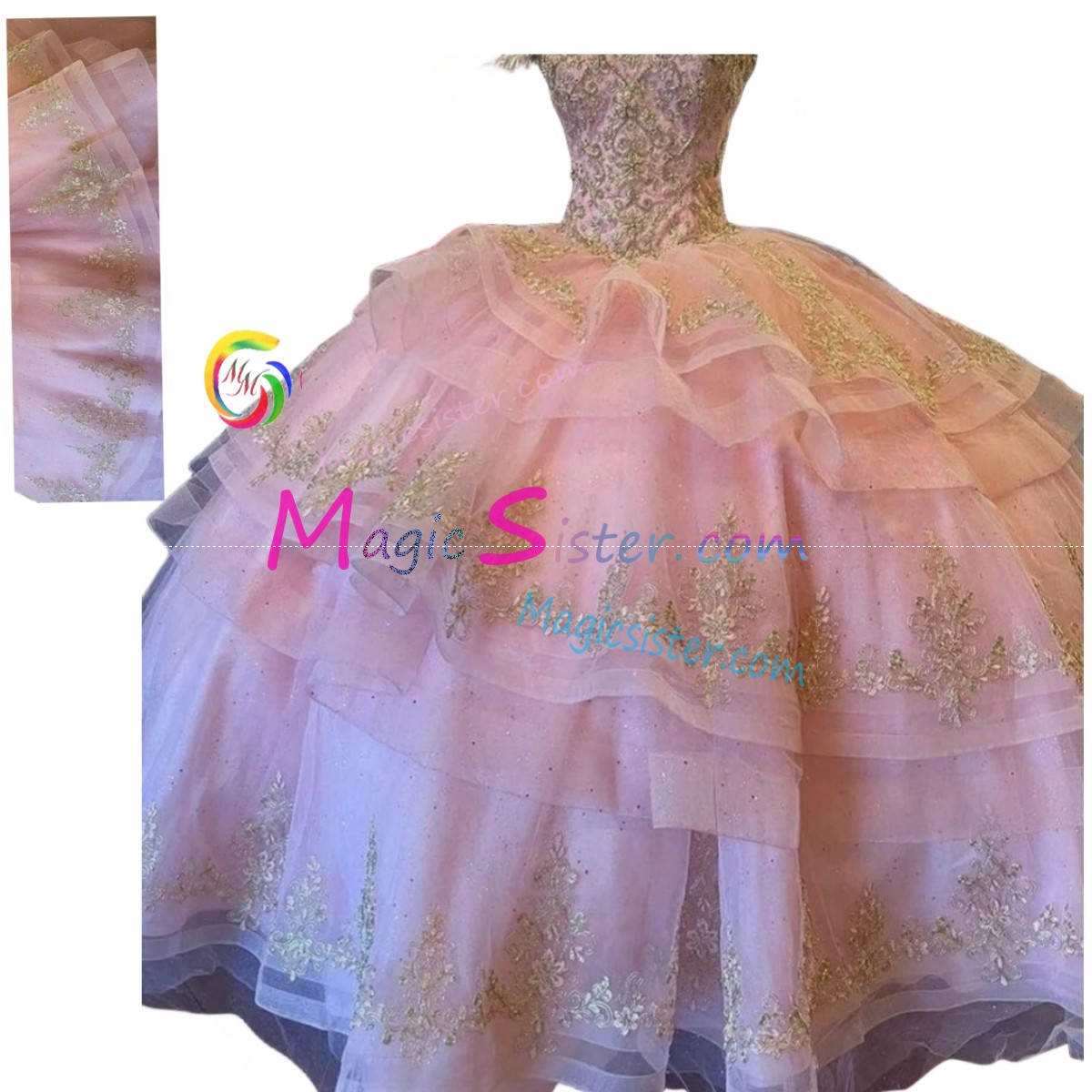 Beautiful Blush Factory Wholesale Quinceanera Dress