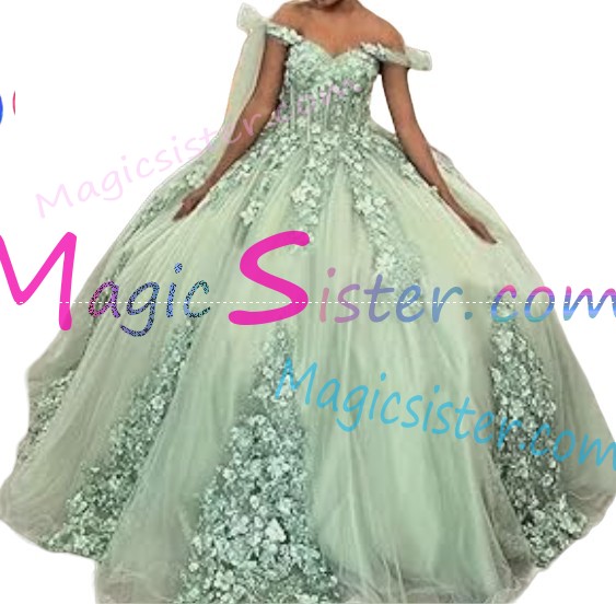 Beautiful TopSelling Sage Quinceanera Dress