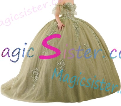 Luxury TopSelling Sage Quinceanera Dress