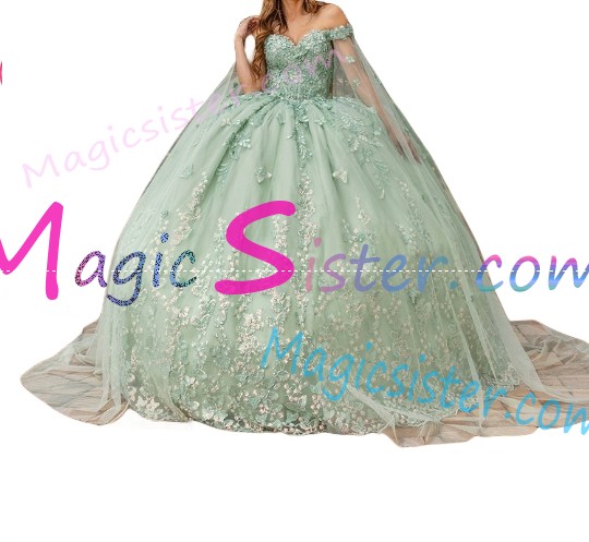 Luxury TopSelling Sage Quinceanera Dress