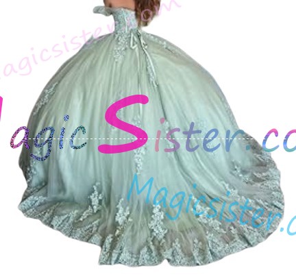 TopSelling Sage Quinceanera Dress