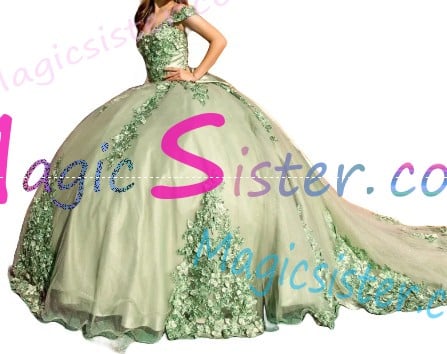 Beautiful TopSelling Sage Quinceanera Dress