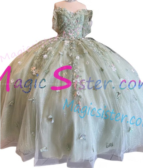 Beautiful TopSelling Sage Quinceanera Dress