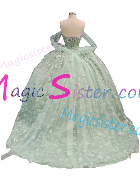 Beautiful TopSelling Sage Quinceanera Dress