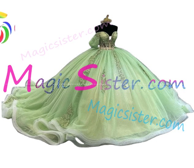 Beautiful TopSelling Sage Quinceanera Dress