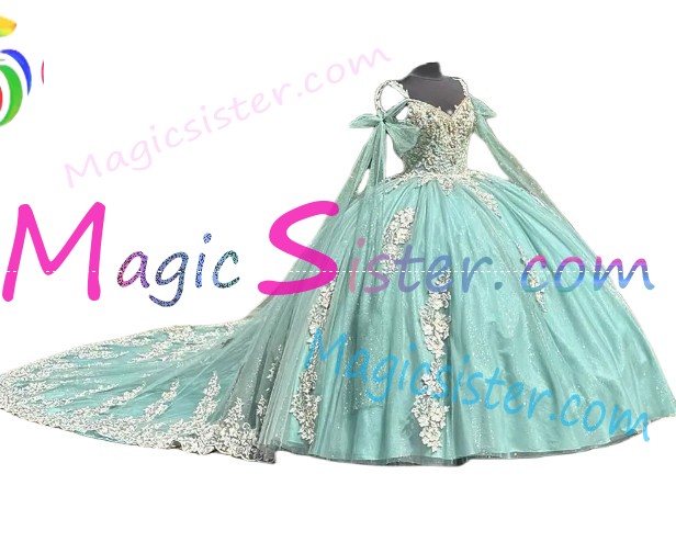 Beautiful TopSelling Sage Quinceanera Dress